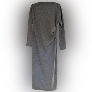 Gray Long Sleeve Dress
